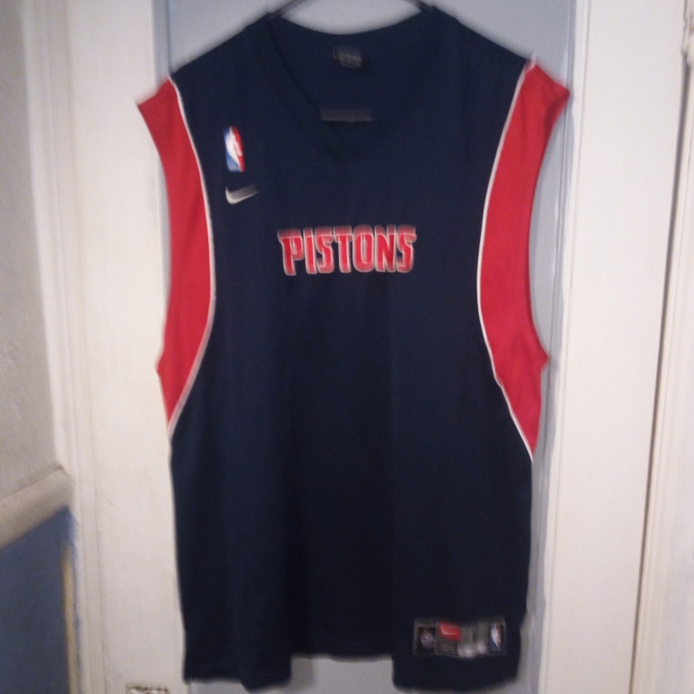 Men's Authentic pistons jersey